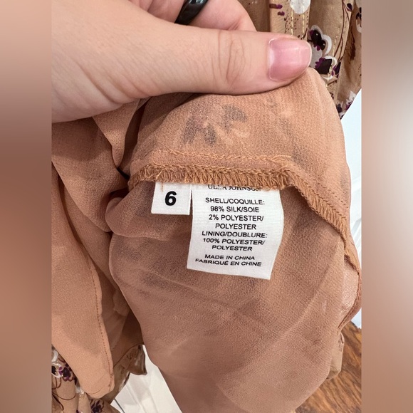 NWOT Ulla Johnson Floral & Glitter Monet Dress - Picture 6 of 7